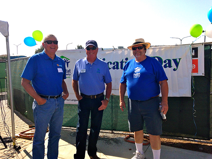 habitat for humanity, volunteering, Jim, Larry, Mark